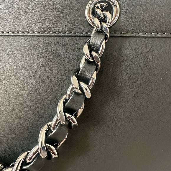 Karl Lagerfeld Black Embossed Tote - Picture 6 of 11